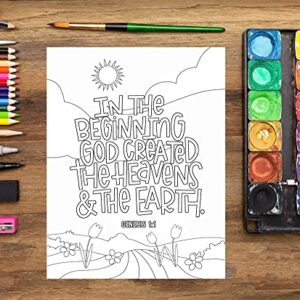 Bible Verse Coloring Book for Kids