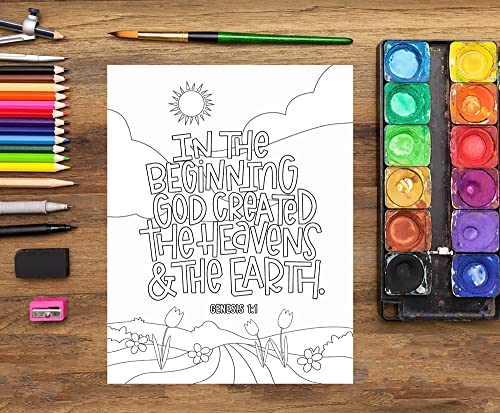 Bible Verse Coloring Book for Kids