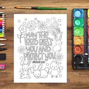 Bible Verse Coloring Book for Kids