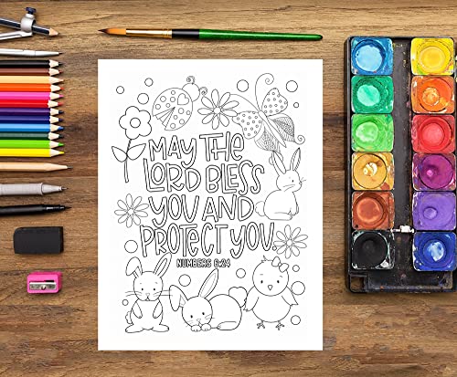 Bible Verse Coloring Book for Kids