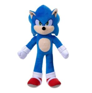 sonic the hedgehog 2 the movie plush figure collection sonic tales knuckles (sonic (9 inch))