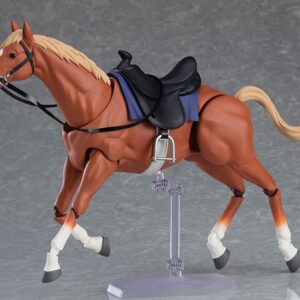 Max Factory figma Horse ver.2 [Chestnut Wool] Non-Scale Plastic Painted Action Figure, M06819