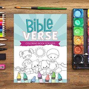 Bible Verse Coloring Book for Kids