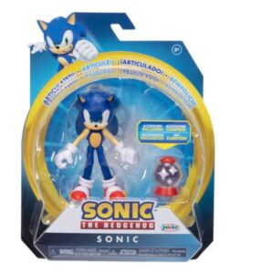 sonic the hedgehog 4" articulated action figure collection (choose figure) (sonic)