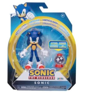 Sonic The Hedgehog 4" Articulated Action Figure Collection (Choose Figure) (Sonic)