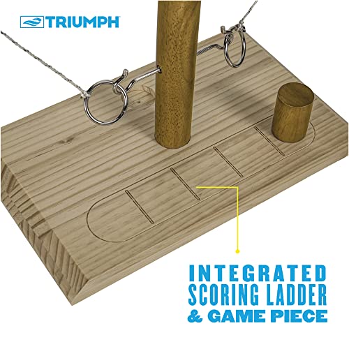 Triumph Sports Hook and Ring Battle – Ring Toss Game for Adults and Kids