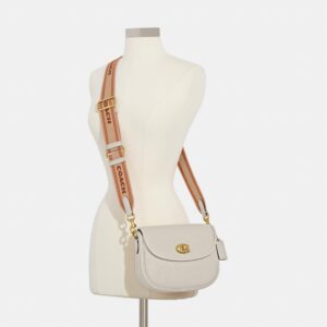 Coach Willow Saddle Bag, Chalk