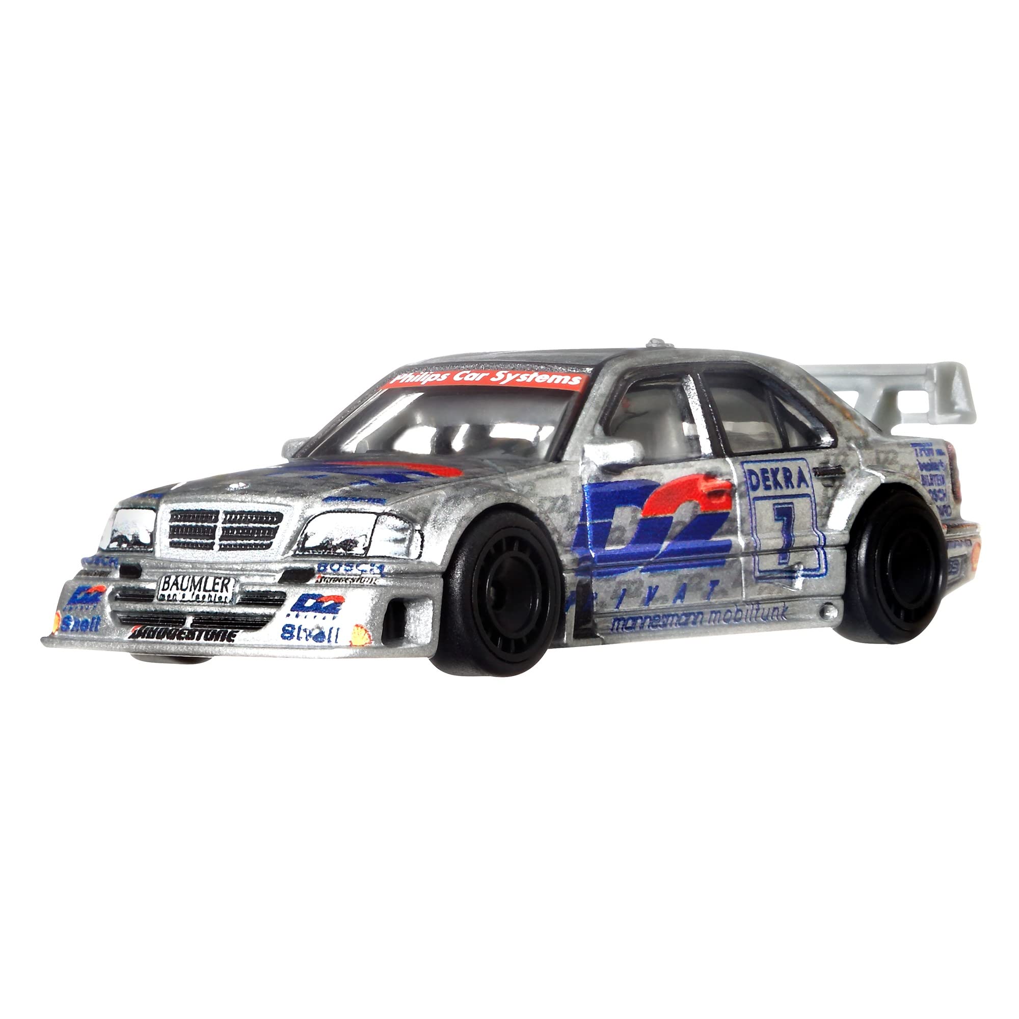 Hot Wheels Car Culture Circuit Legend, Premium 1:64 Scale Die-Cast 1994 AMG Mercedes C-Class DTM Touring Car, Collectable Vehicle