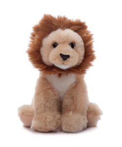 the petting zoo lion stuffed animal plushie, gifts for kids, wild onez babiez zoo animals, lion plush toy 6 inches