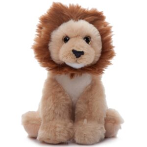 The Petting Zoo Lion Stuffed Animal Plushie, Gifts for Kids, Wild Onez Babiez Zoo Animals, Lion Plush Toy 6 inches