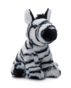 the petting zoo zebra stuffed animal plushie, gifts for kids, wild onez babiez zoo animals, zebra plush toy 6 inches