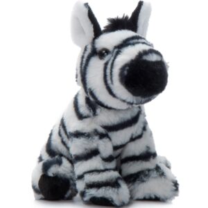 The Petting Zoo Zebra Stuffed Animal Plushie, Gifts for Kids, Wild Onez Babiez Zoo Animals, Zebra Plush Toy 6 inches