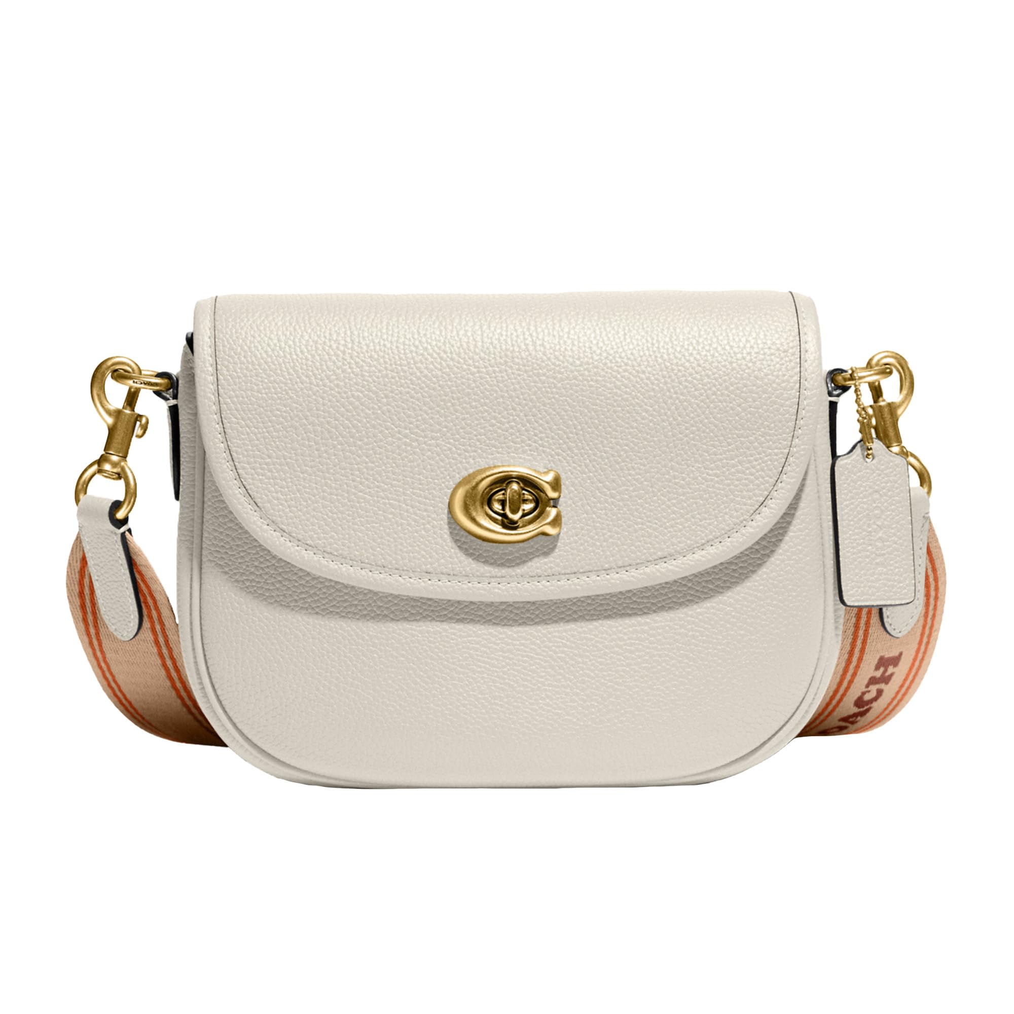 Coach Willow Saddle Bag, Chalk