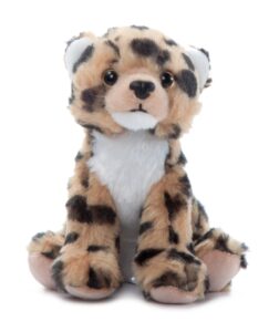 the petting zoo cheetah stuffed animal plushie, gifts for kids, wild onez babiez zoo animals, cheetah plush toy 6 inches