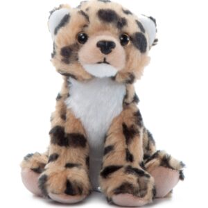 The Petting Zoo Cheetah Stuffed Animal Plushie, Gifts for Kids, Wild Onez Babiez Zoo Animals, Cheetah Plush Toy 6 inches