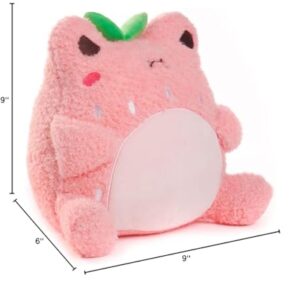 Cuddle Barn PlushGoals - Strawberry Wawa Super Soft Cute Kawaii Froggie Dressed As Fruit Collectible Stuffed Animal Plush Toy, 9 inches