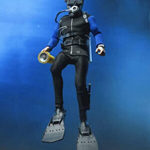 NECA Jaws Shark CAGE Hooper 8IN Clothed Action Figure