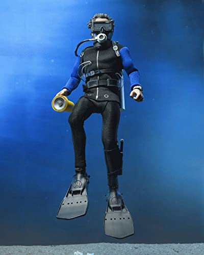 NECA Jaws Shark CAGE Hooper 8IN Clothed Action Figure