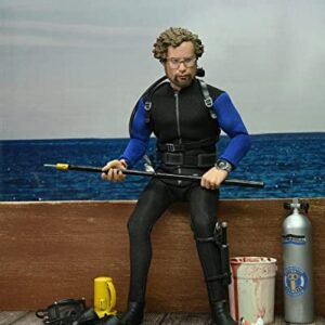 NECA Jaws Shark CAGE Hooper 8IN Clothed Action Figure