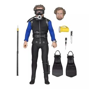 NECA Jaws Shark CAGE Hooper 8IN Clothed Action Figure