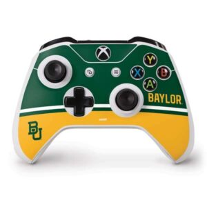 skinit decal gaming skin compatible with xbox one s controller - officially licensed college baylor design