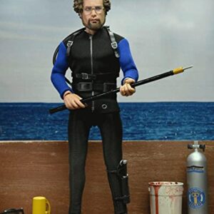 NECA Jaws Shark CAGE Hooper 8IN Clothed Action Figure