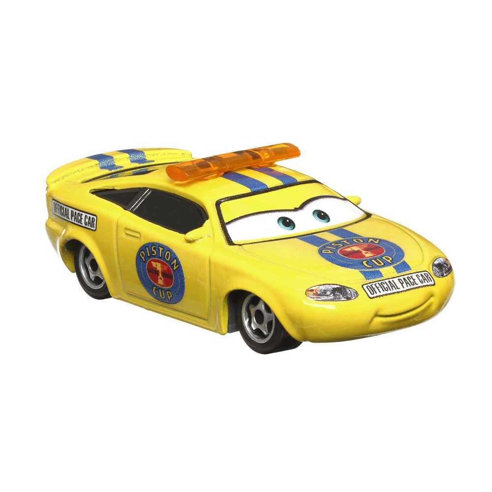 Disney Pixar Cars Charlie Checker 1:55 Scale Metal Car Piston Cup Pace Car