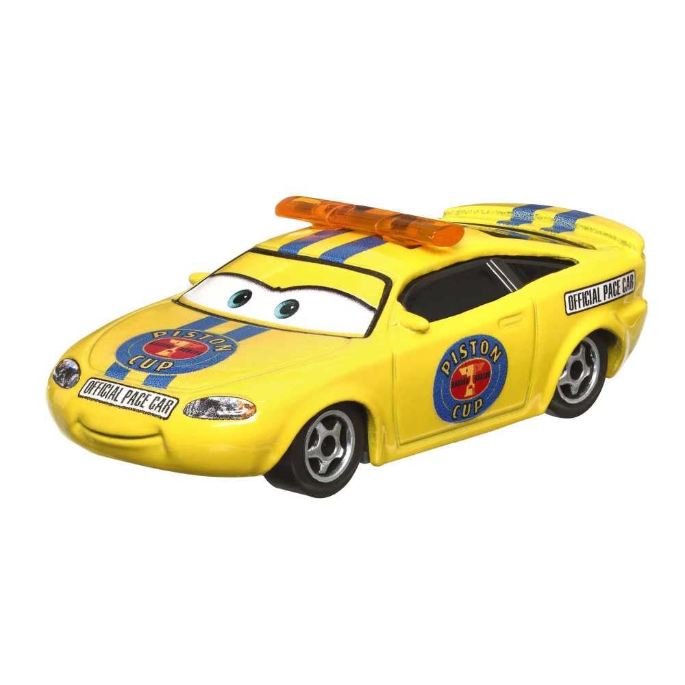 Disney Pixar Cars Charlie Checker 1:55 Scale Metal Car Piston Cup Pace Car