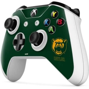 Skinit Decal Gaming Skin Compatible with Xbox One S Controller - Officially Licensed College Baylor Mascot Design