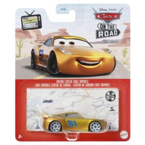 Disney Cars On The Road Diecast Metallic Dinoco Racing Center Cruz Ramirez