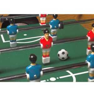 Harapu Foosball Table Replacement Foosballs, 36mm Game Table Size Black and White Tabletop Sports Soccer Balls - 6 Pack