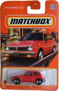 matchbox 1976 hon-da cvcc - red - 21/100