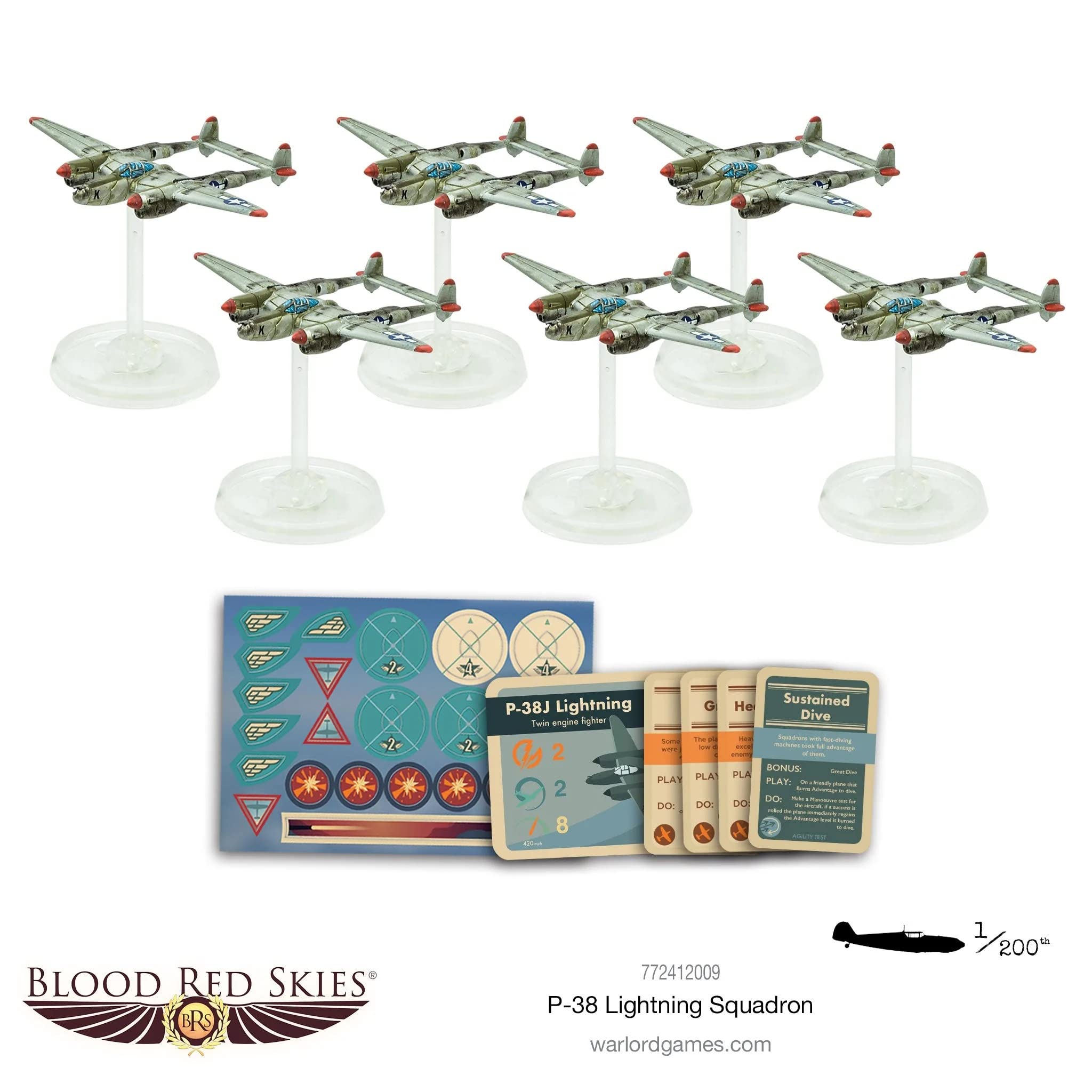 Blood Red Skies: P-38J Lightning Squadron