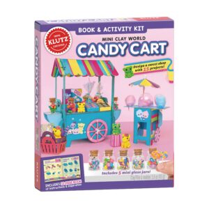 klutz mini clay world candy cart arts & crafts for ages 8 to 12