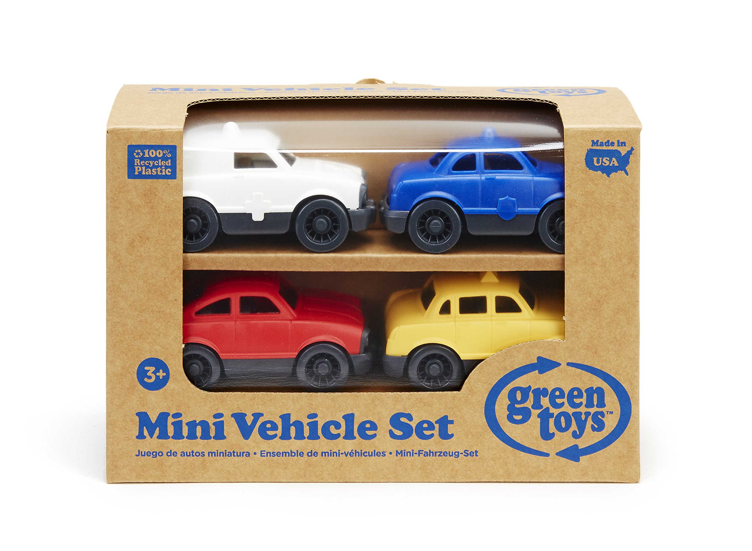 Green Toys Mini Vehicle 4-Pack CB2