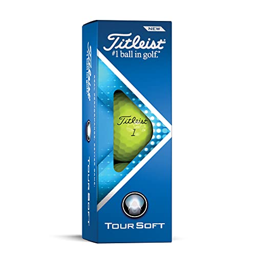 Titleist Tour Soft Yellow Golf Balls