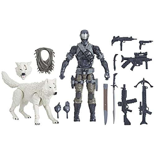 G. I. Joe Wolf Classified Series Snake Eyes & Timber Action Figures 52 Collectible Premium Toys, 6-Inch Scale, Custom Package Art, F4321