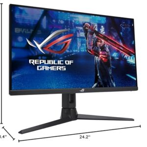 ASUS ROG Strix 27” 1080P Gaming Monitor (XG276Q) - Full HD, IPS, 170Hz, 1ms, Extreme Low Motion Blur, FreeSync Premium technology, DisplayPort, HDMI, Tripod socket for Webcam, DisplayHDR400, BLACK