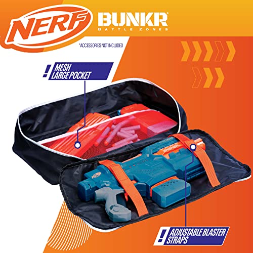 Nerf Bunkr Officially Licensed Lock & Load Case Storage and Transport for Nerf Blasters Foam Darts and Rounds - Perfect for Nerf Party Nerf War