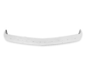 holley classic trucks 04-404 gmt400 premium front bumper - w/impact strip & bumper guard holes - chrome