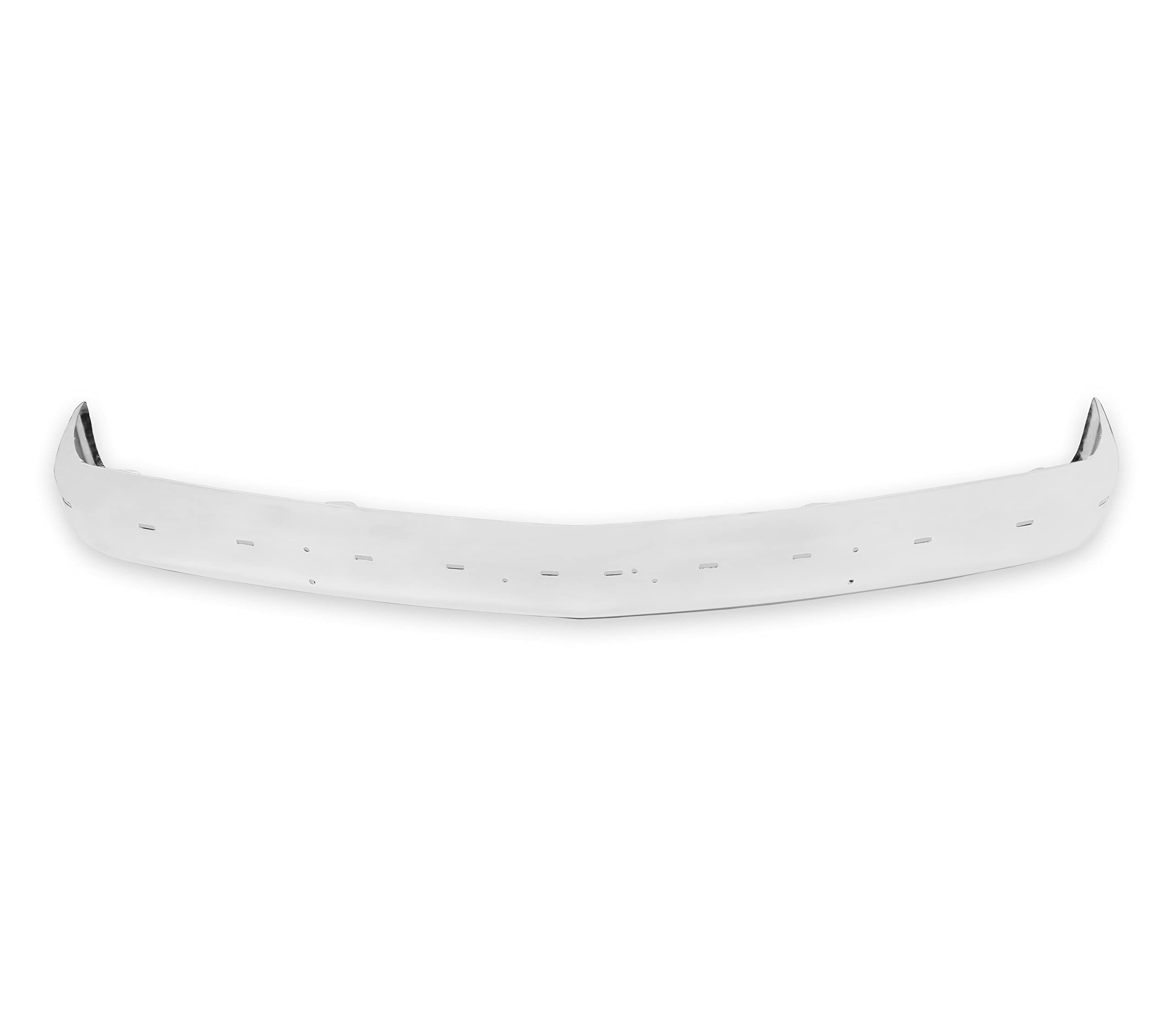 Holley Classic Trucks 04-404 GMT400 Premium Front Bumper - w/Impact Strip & Bumper Guard Holes - Chrome