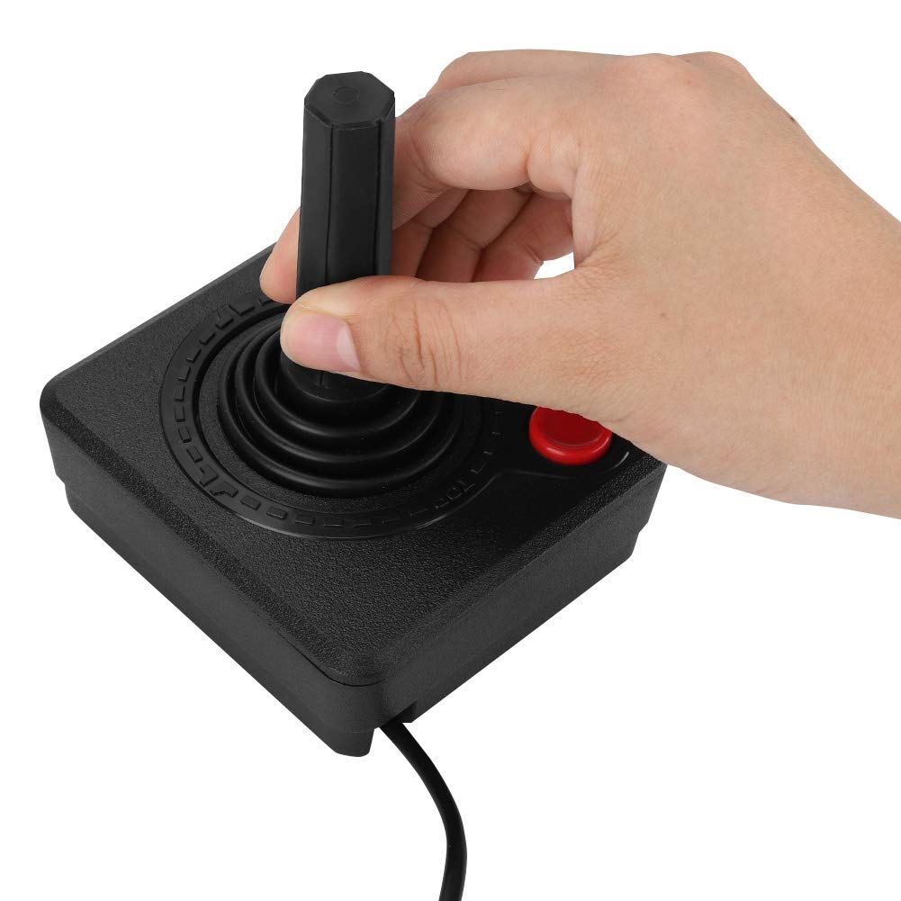 Joystick，Easy to Use Joystick Replacement，3D Analog Thumb Controller, ABS Joystick Replacement Controller for Atari 2600 Game Home Office Gift, 3.78 x 3.35 x 4.57in