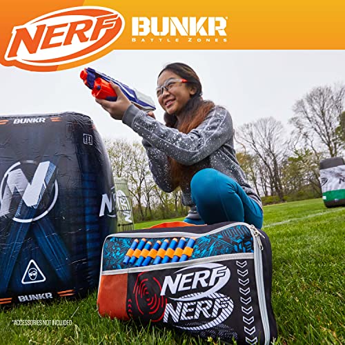 Nerf Bunkr Officially Licensed Lock & Load Case Storage and Transport for Nerf Blasters Foam Darts and Rounds - Perfect for Nerf Party Nerf War