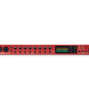 Fo­cus­rite Clar­ett+ Oc­to­Pre Pro­fes­sion­al Qual­ity 8-in/8-out ADAT Mic Preamp for Mu­sic Pro­duc­tion, with High Dy­nam­ic Range, Ul­tra-low Noise, and All-ana­logue Air