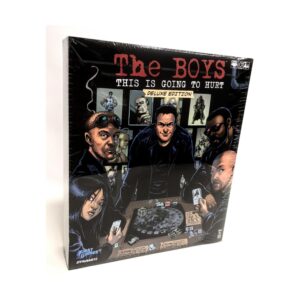 boardgame the boys: this is going to hurt (kickstarter deluxe edition includes miniature pack & homelander bust)