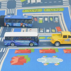 Ailejia Die Cast Metal Toy Cars Set of 5, New York City Bus and Vehicle for Boys Girls Birthday Gift