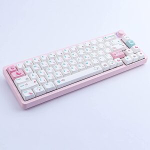 JOMKIZ 132 Keys PBT Keycaps,Dye Sublimation XDA Profile Keycaps Customized ANSI Layout Keycaps Set Compatible with Cherry MX Switches Mechanical Keyboards