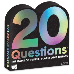 20 Questions The Original Game of People Places and Things from University Games, for 2 to 6 Players Ages 12 and Up