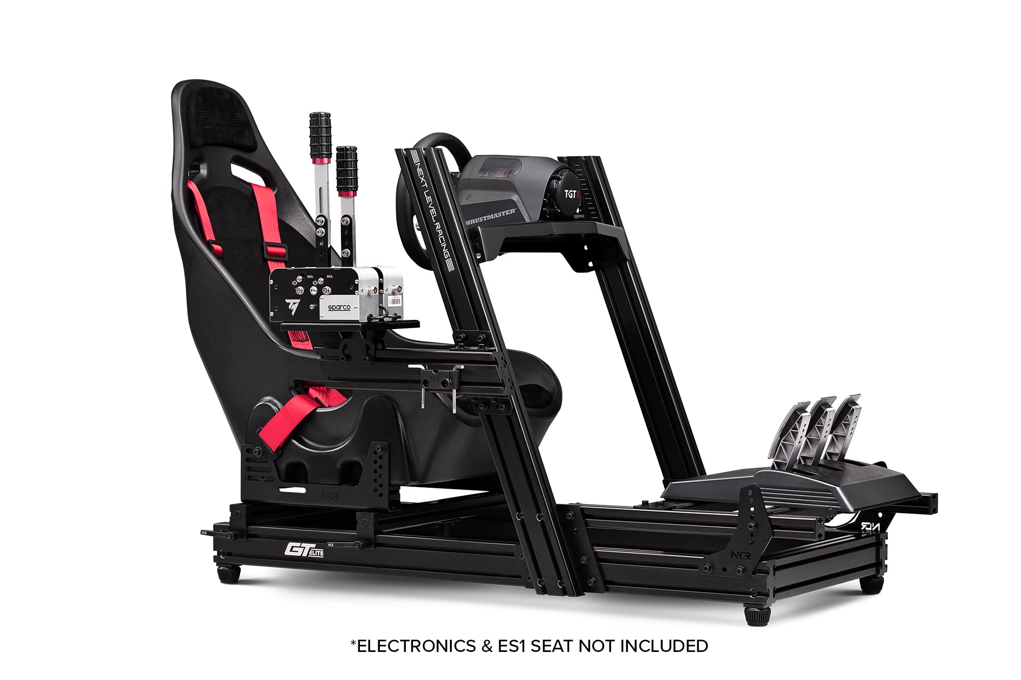 Next Level Racing® GTElite Racing Simulator Cockpit- Wheel Plate Edition (NLR-E022)