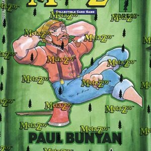 MetaZoo Trading Card Game Cryptid Nation Base Set Paul Bunyan Wilderness Theme Deck [1st Edition]